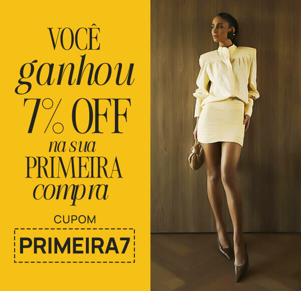 Ilustração 7% desconto Sarez Store